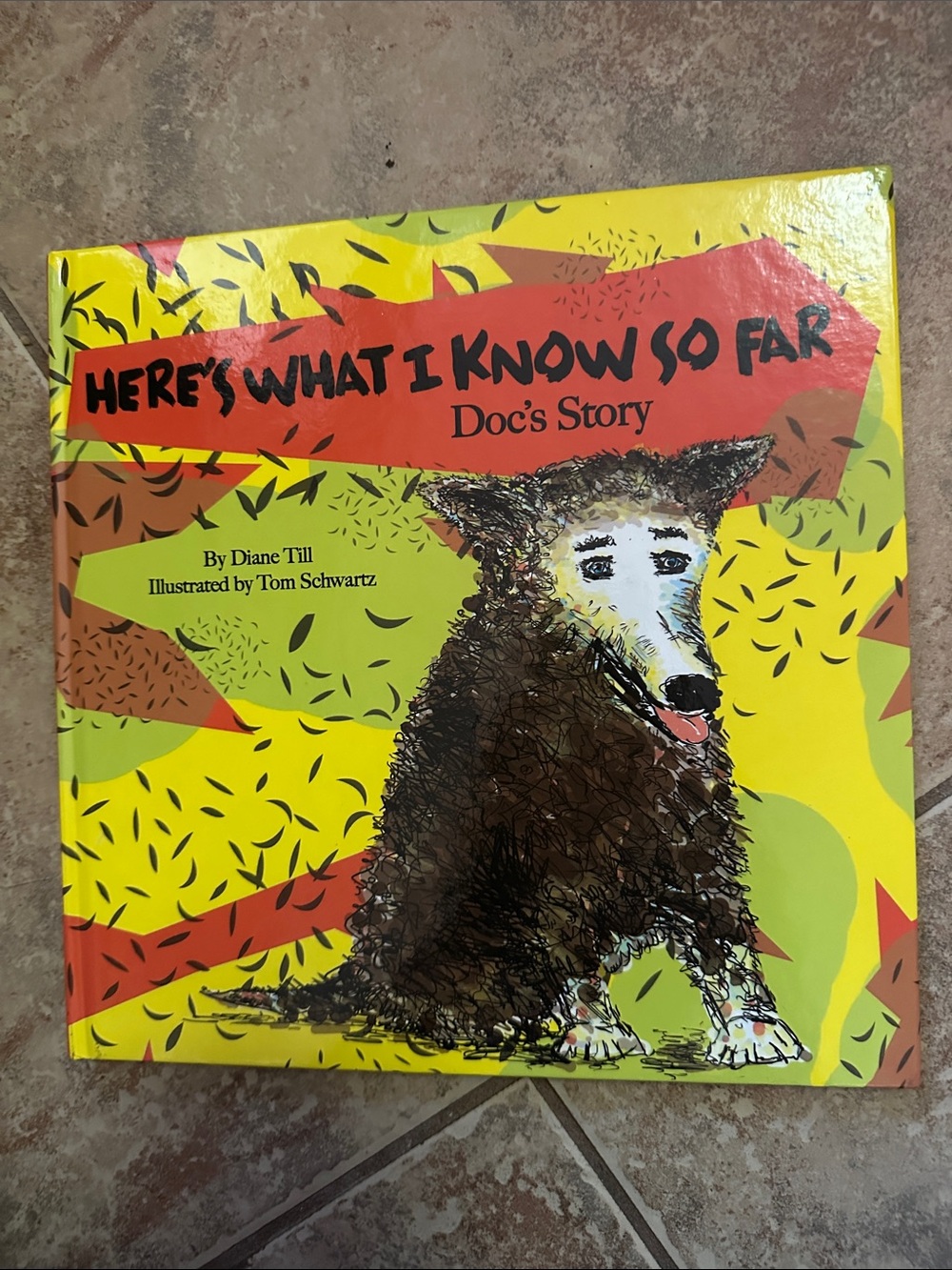 Here's What I Know So Far Doc's Story Hardcover Dog Children's Book